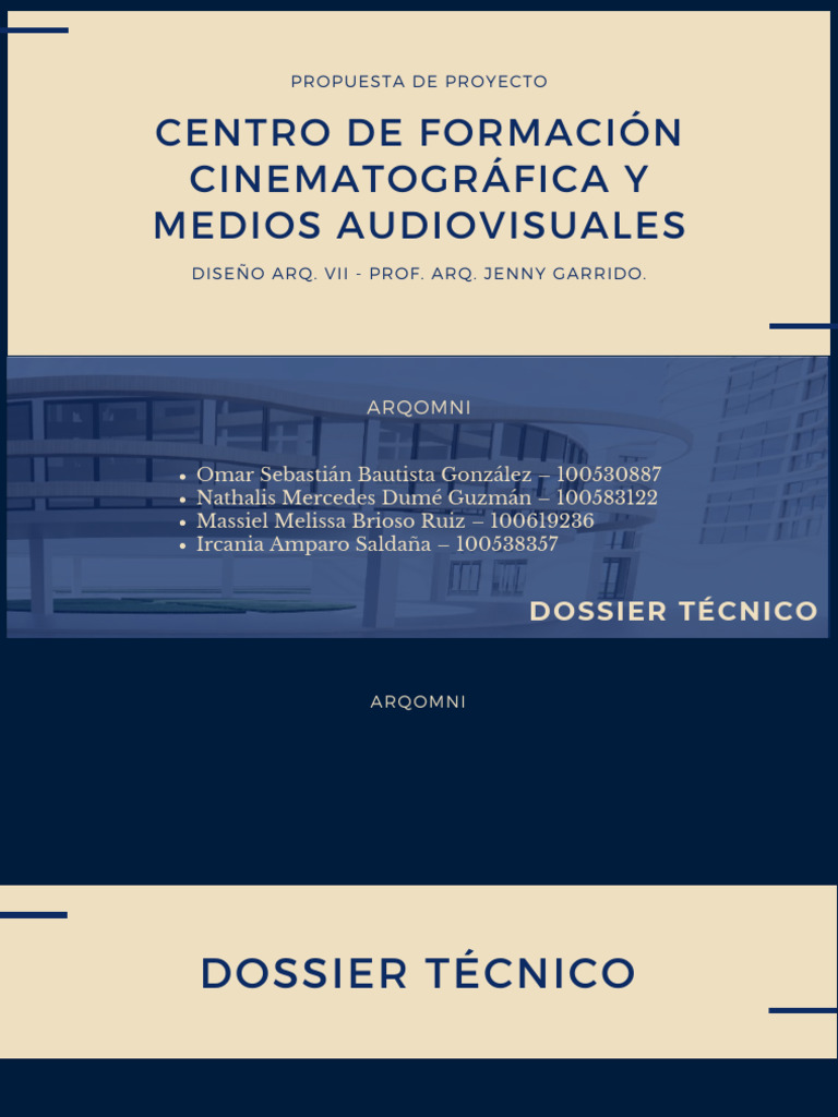 Dossier Técnico - ARQOMNI | PDF