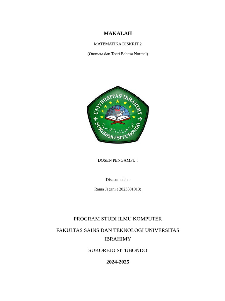 Matematika Diskrit | PDF