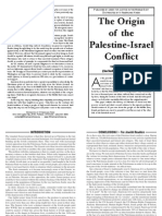 The Origin of the Palestine-Israel Conflict