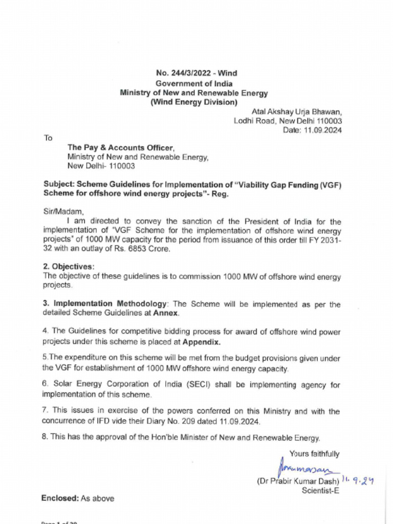 Vgf Guidelines For Offshore Wind Pdf 