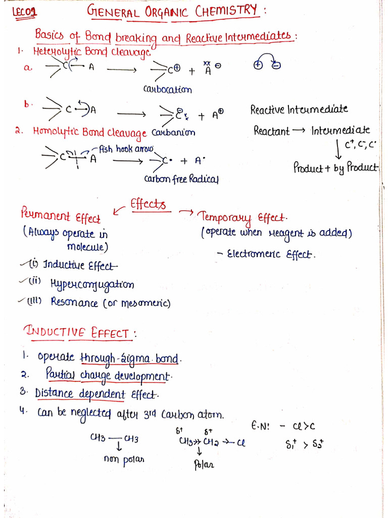 General Organic Chemistry | PDF