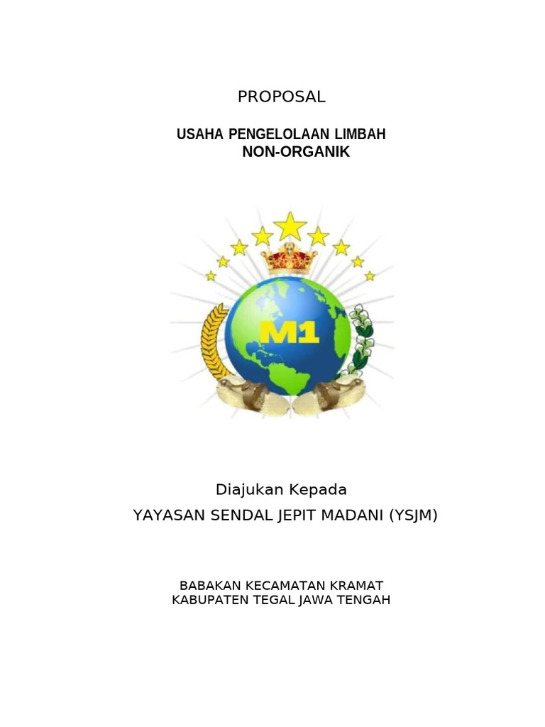 Proposal Pengolahan Limbah Non Organik Zaeni Revisi | PDF