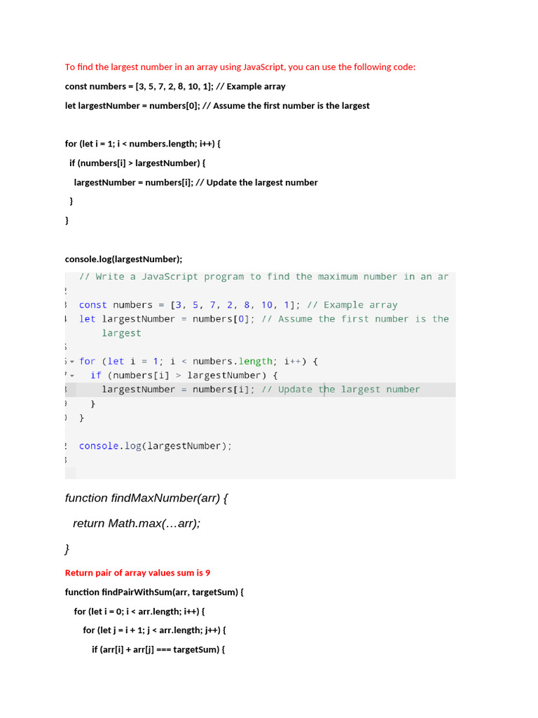 Javascript programs | PDF