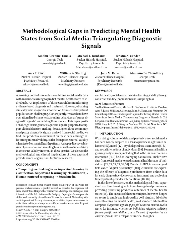 Mental. Health | PDF | Mental Disorder | Medical Diagnosis