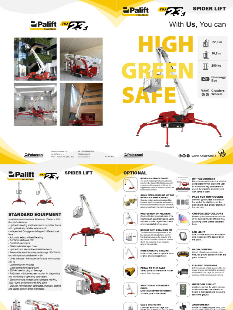 palazzani-tsj-23-spider-lift-overview-pdf-crane-machine-vehicles