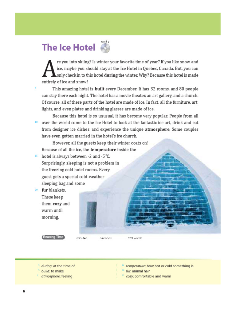 The Ice Hotel | PDF