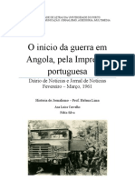 O Início Da Guerra em Angola, Pela Imprensa Portuguesa