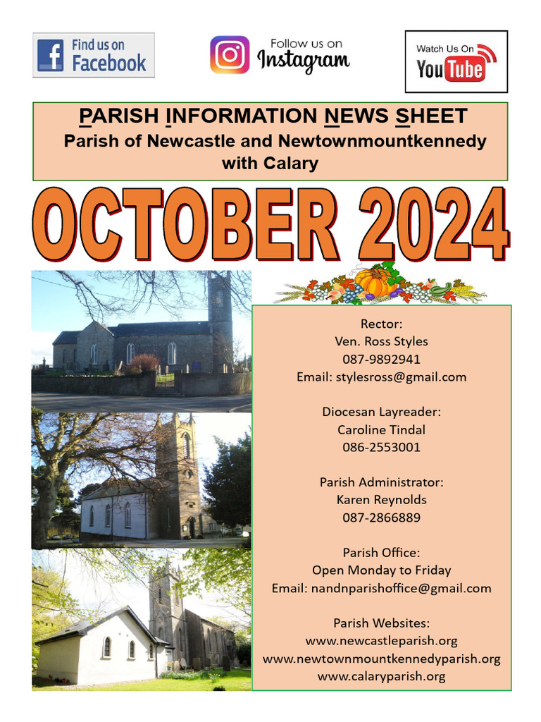 Newcastle and Newtownmountkennedy Parish News | PDF