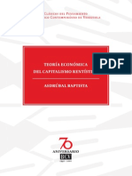 Teoria Económica Del Capitalismo Rentístico Asdrubal Baptista