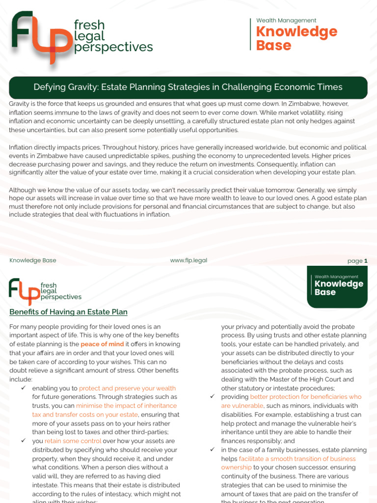 Estate Planning Pdf