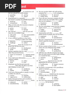 Intelligent-business Vocabulary Check