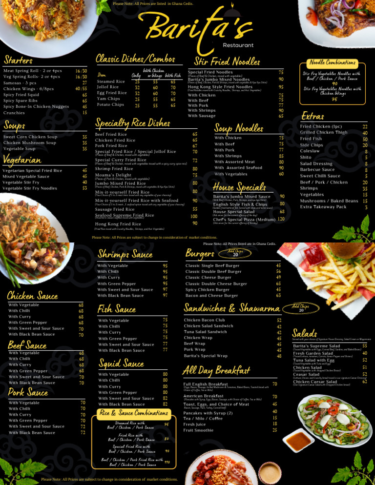 Food Menu Final December22 | PDF