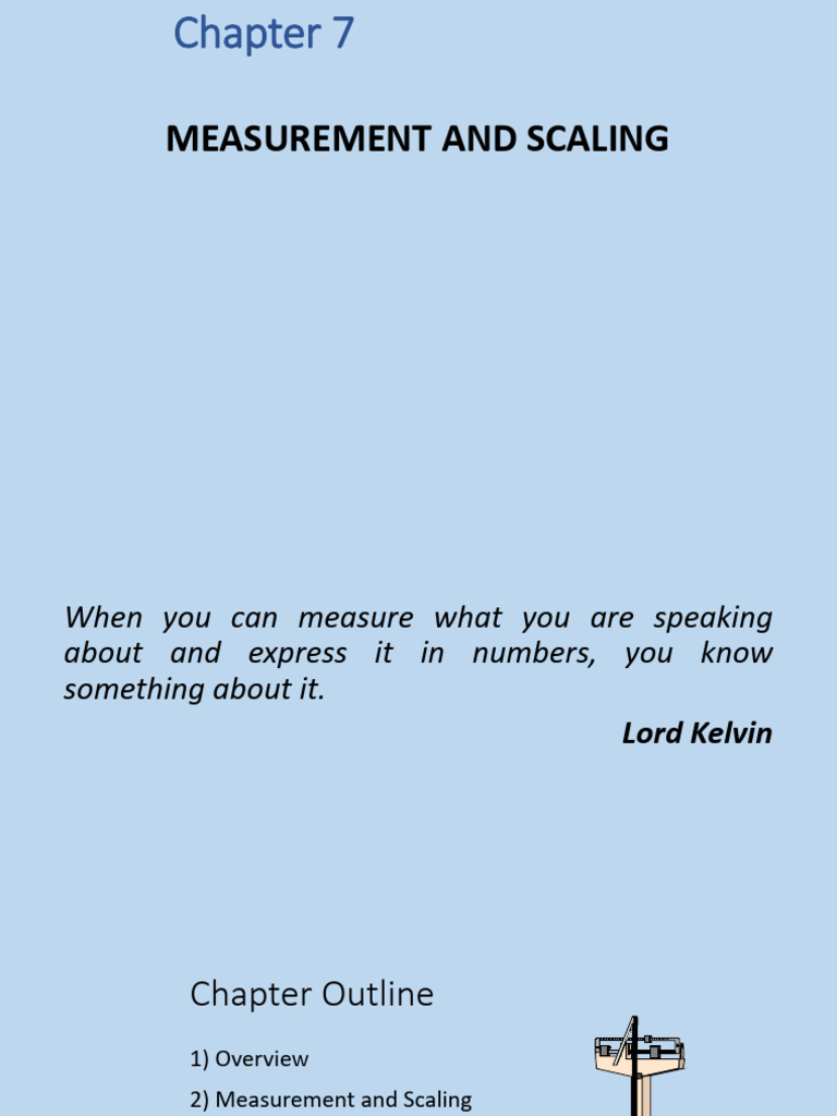 Measurement and Scaling Techniques Explained | PDF | Level Of ...