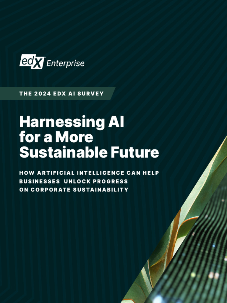 Harnessing AI For A More Sustainable Future | PDF