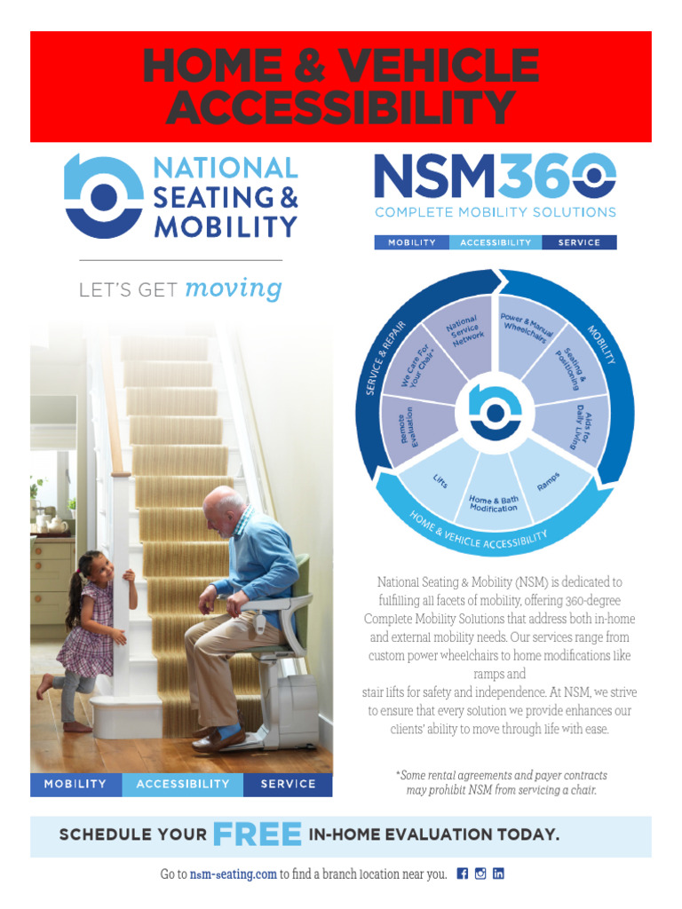 NSM Brochure Accessibility LIGHT 8.5x11 2 1 | PDF | Elevator | Wheelchair