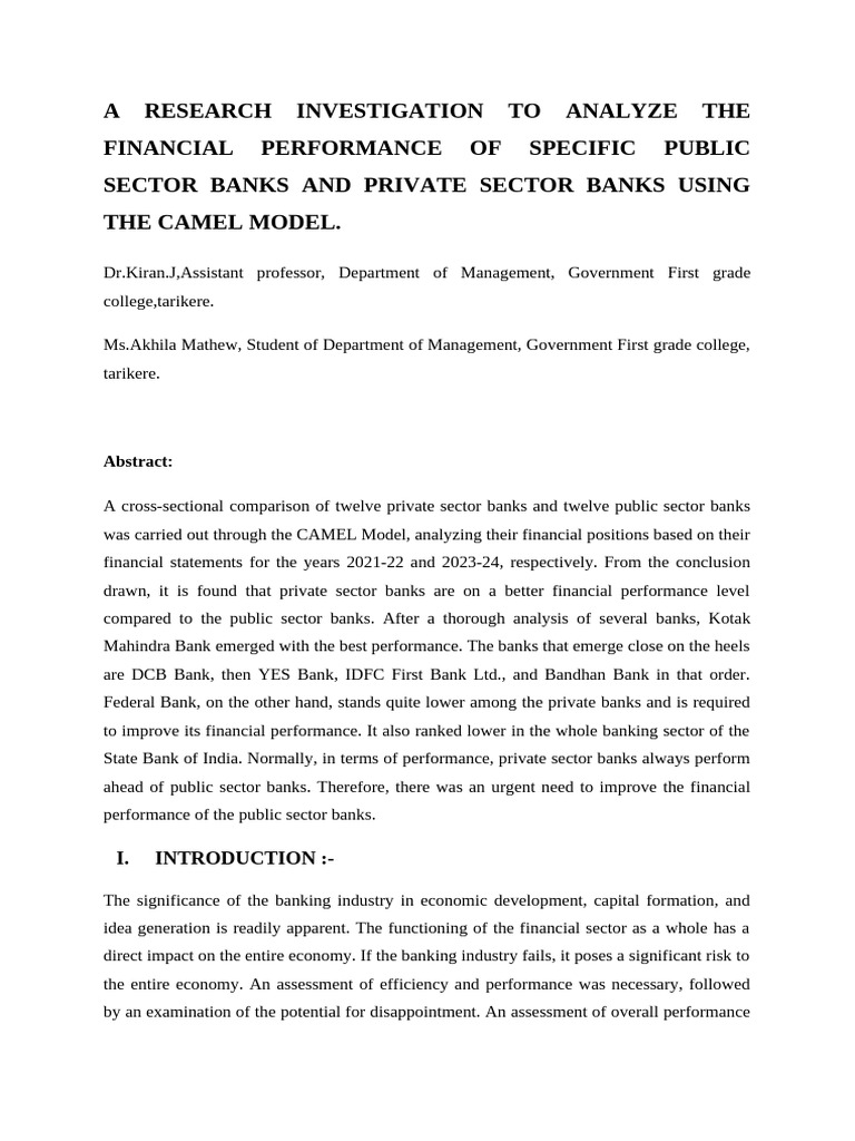 Working Research Paper | PDF