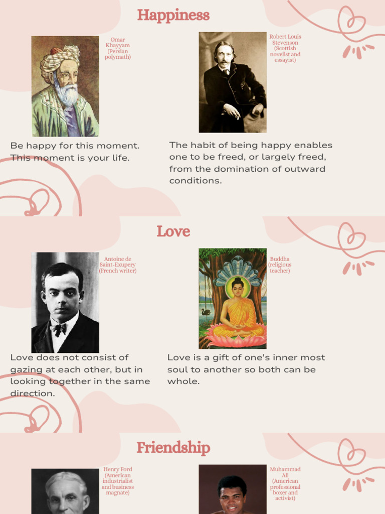 Happiness, Love and Friendship | PDF