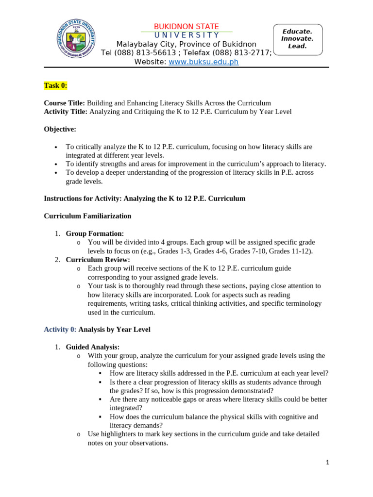 Group 1 Task 0 Final Pdf