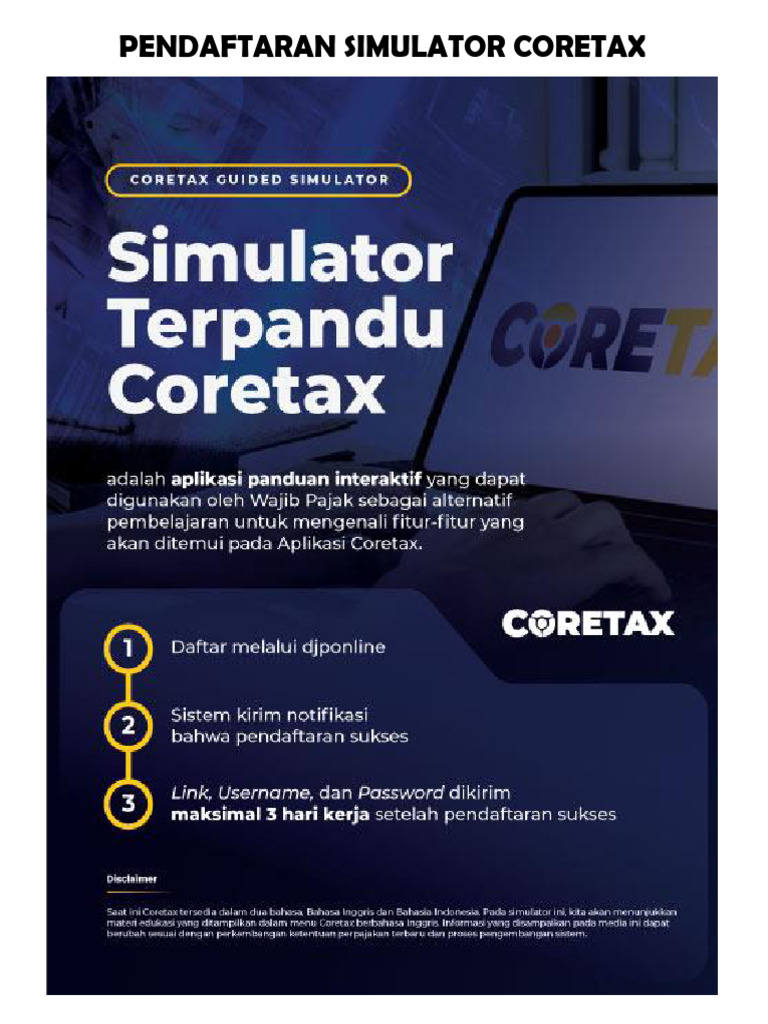 Simulator Coretax | PDF