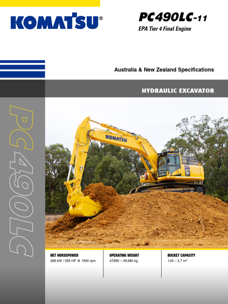 PC490LC 11 Brochure V8 | PDF