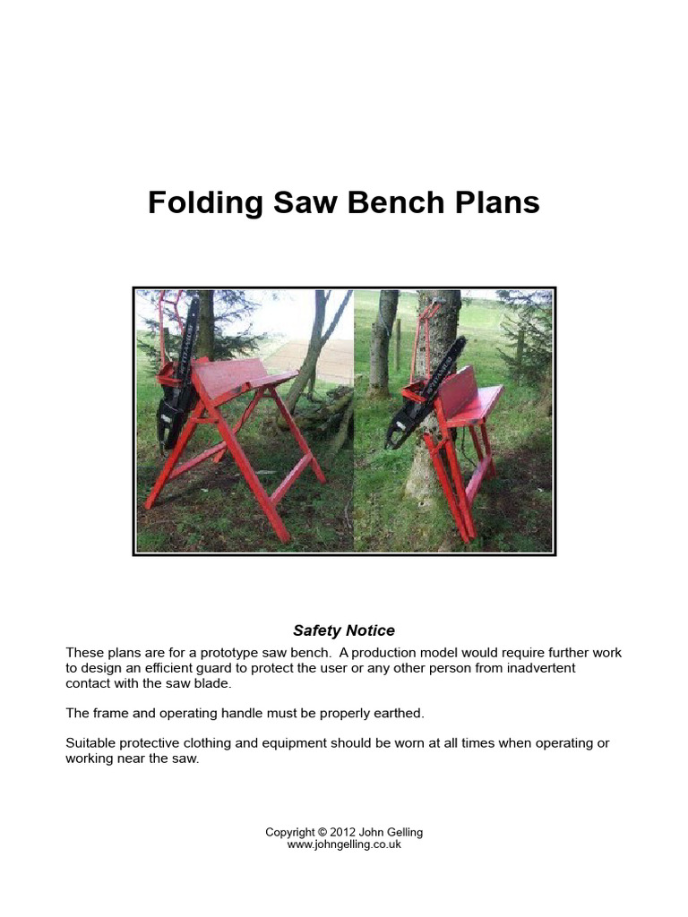 Saw Bench | PDF