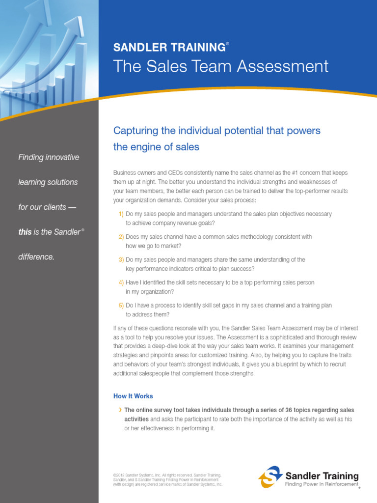 Sales Team Assessment | PDF