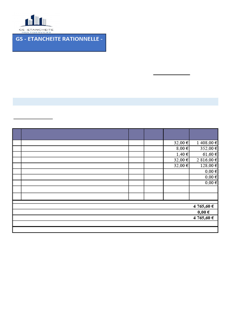 Devis N°189 Solo | PDF
