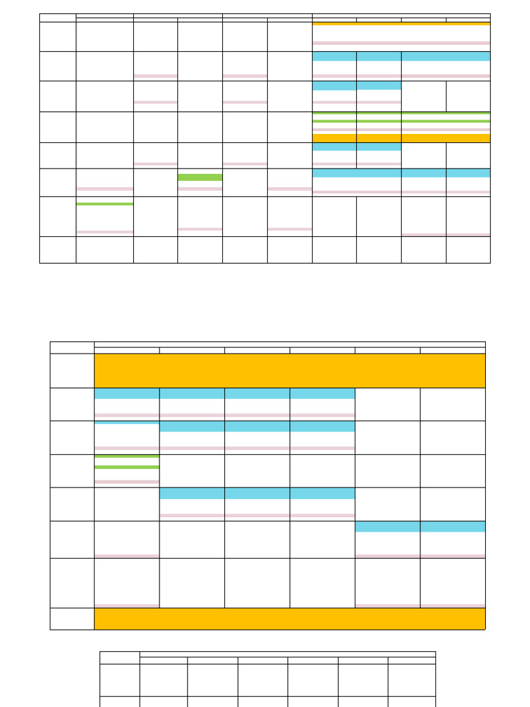 TIMETABLE - 23rd September To 29th September 2024 N | PDF