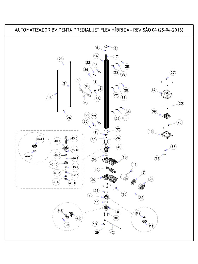 Vista Explodida BV Penta Predial Jet Flex Hibrida - Rev. 04 (25!04