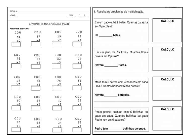 Atividade De Matemática 1 Pdf