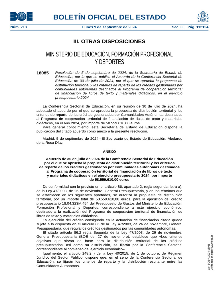 Boe A 2024 18085 | PDF