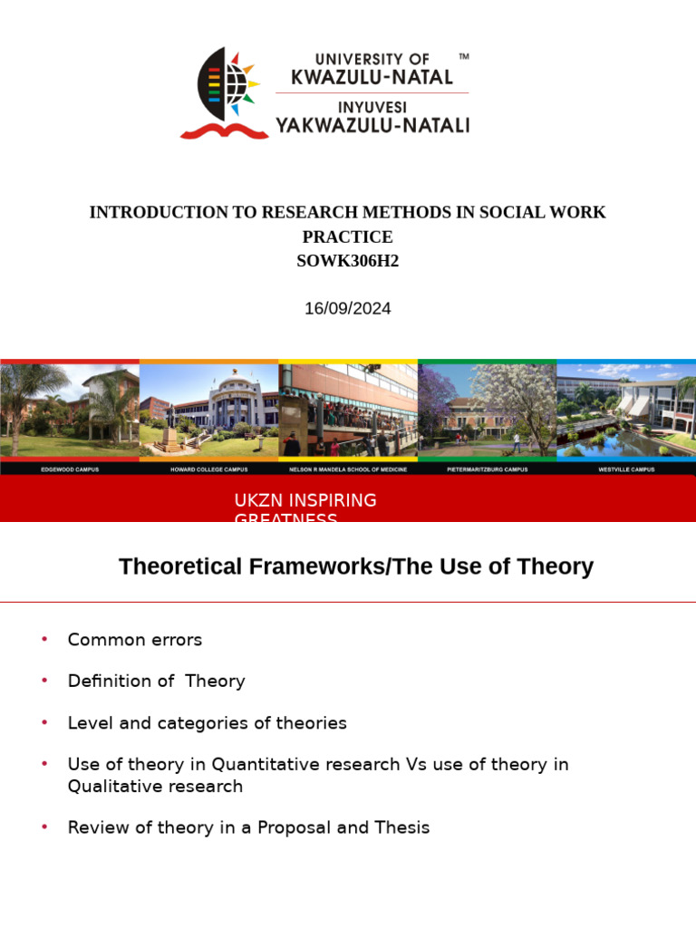 Theoretical Framework in Research | PDF