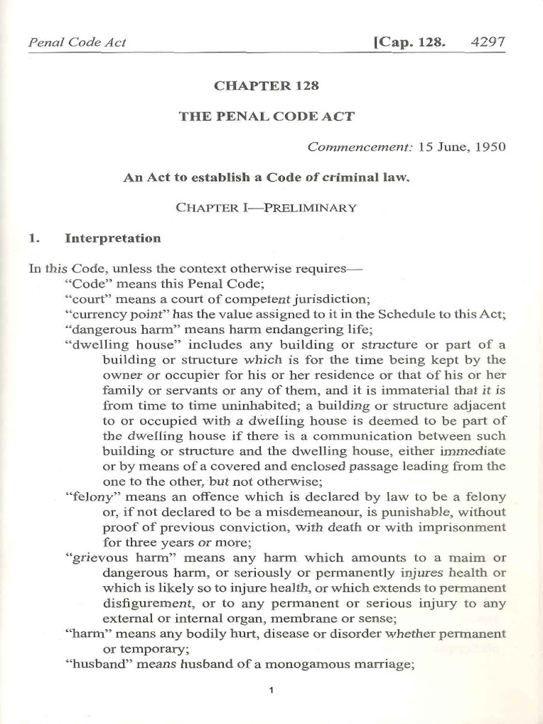 Updated Penal Code-1 | PDF