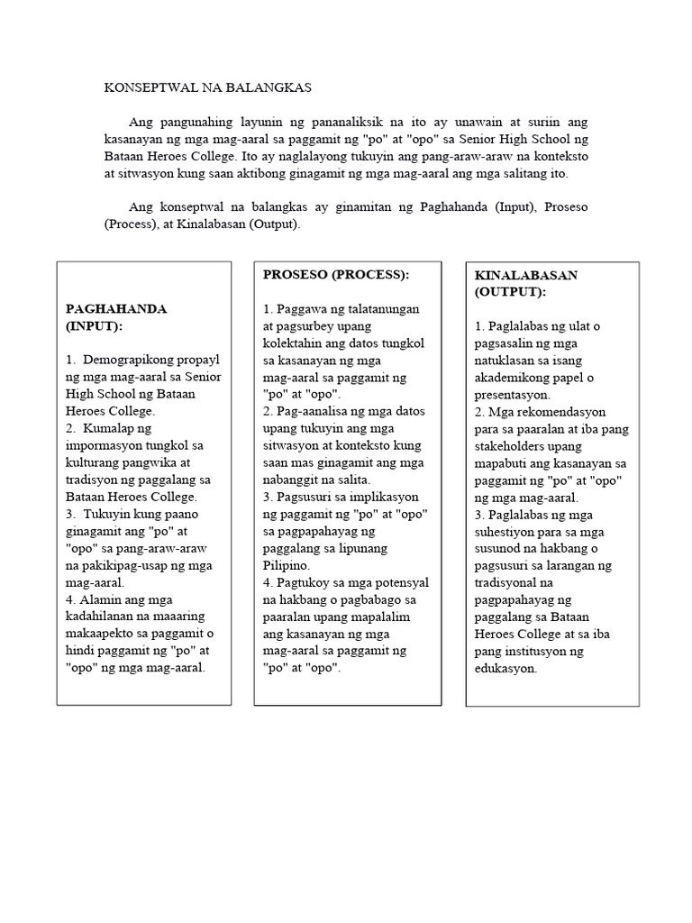 KONSEPTWAL NA BALANGKAS-ayen | PDF