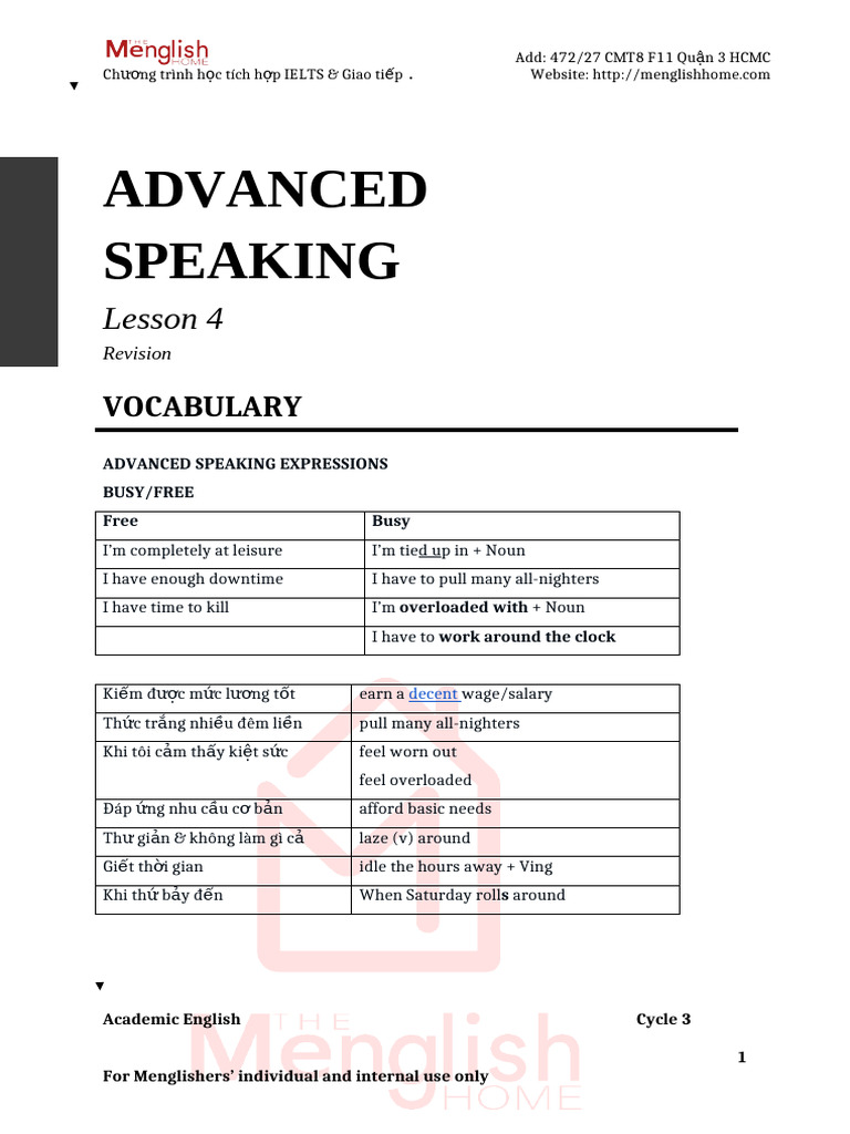 Lesson 4-Revision | PDF