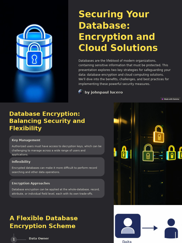 Securing Your Database Encryption and Cloud Solutions | PDF