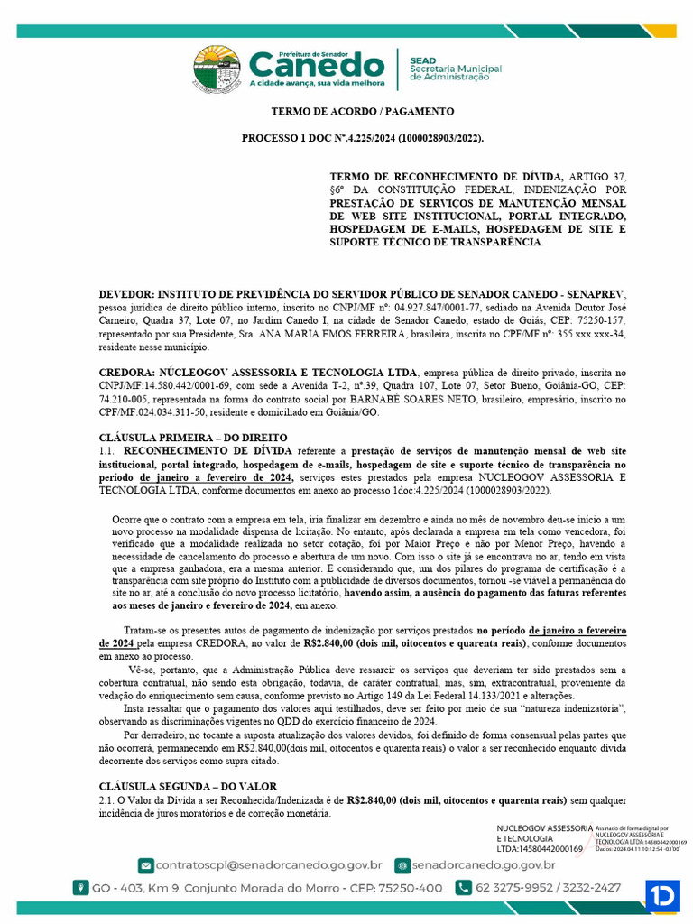 PNCP - Ato Declaratorio de Dispensa | PDF