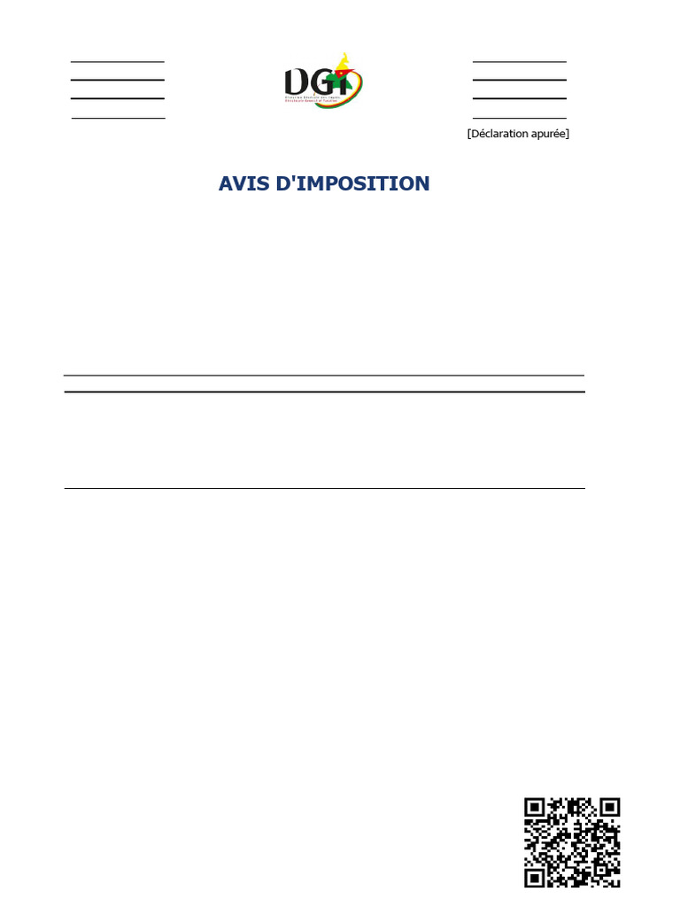 Avis D'impositin | PDF