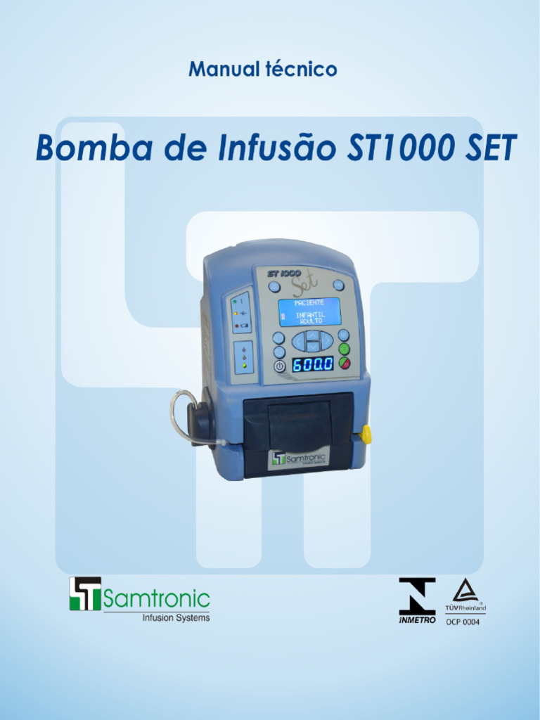 MT Bomba Infusora Santronic ST1000 Set | PDF