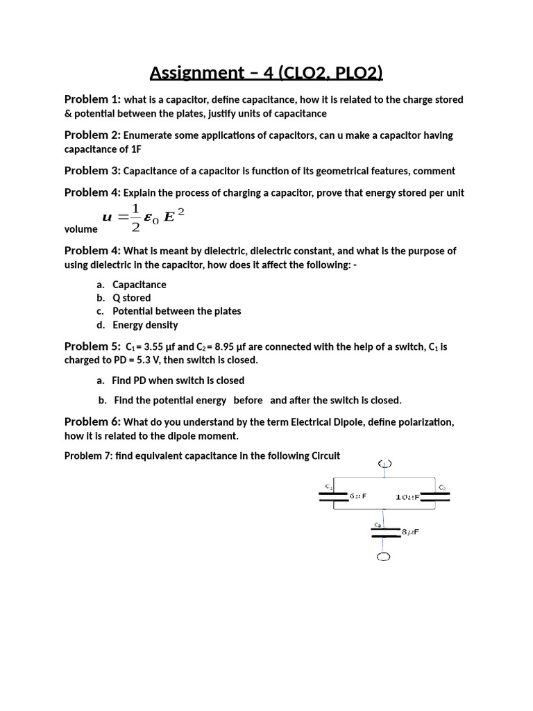 Applied Physics Assignment 4 | PDF