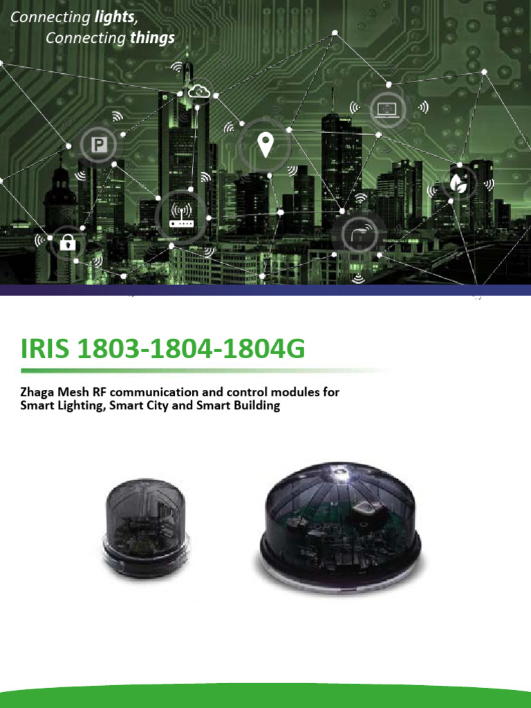 Smart Lighting Control with IRIS 1803 | PDF | Information And ...