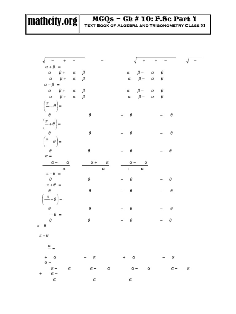 Objective CH 10 FSC Part1 Imran | PDF