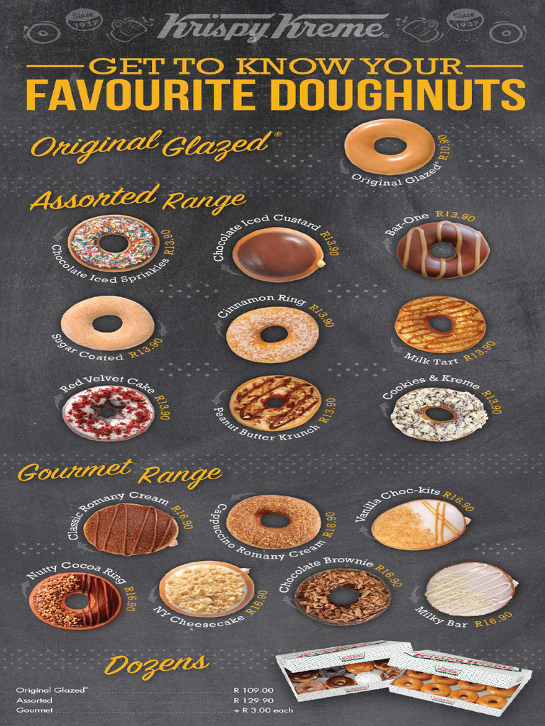 Krispy-Kreme-Menu | PDF