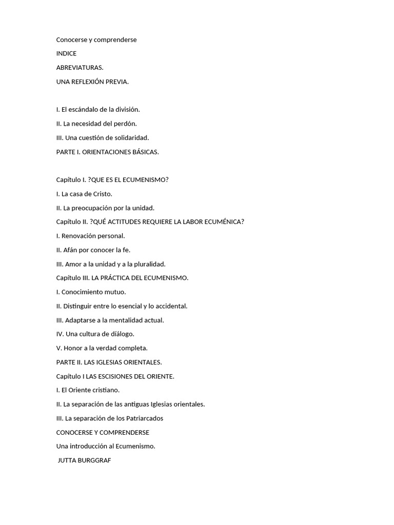 Conocerse y Comprenderse | PDF