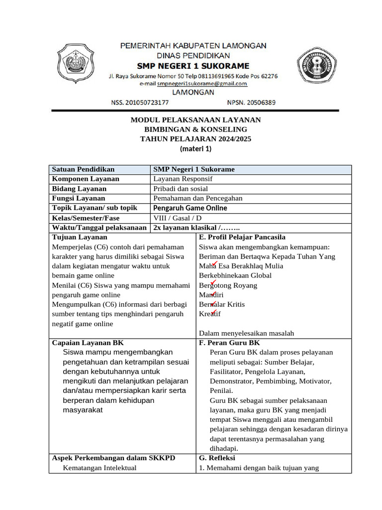 RPL BK Modul Ajar Sigit 24 25 | PDF