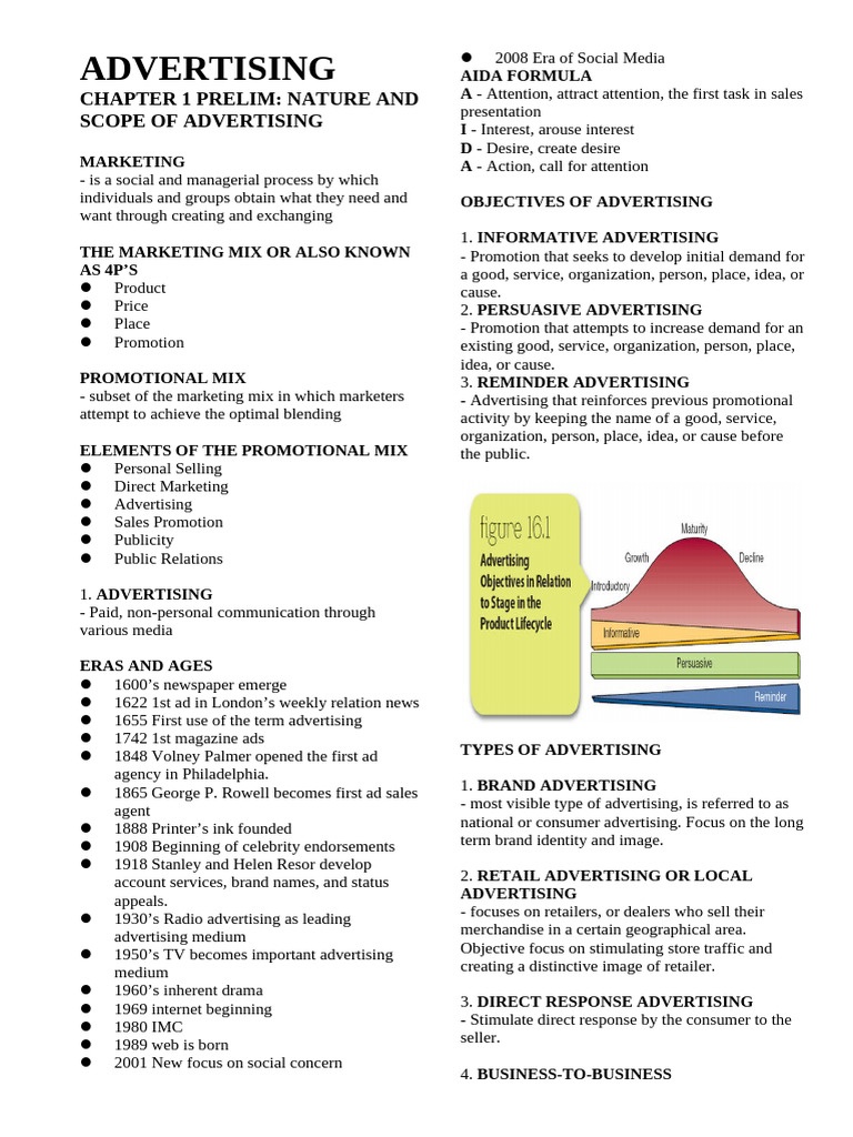 Advertising Prelim Reviewer | PDF