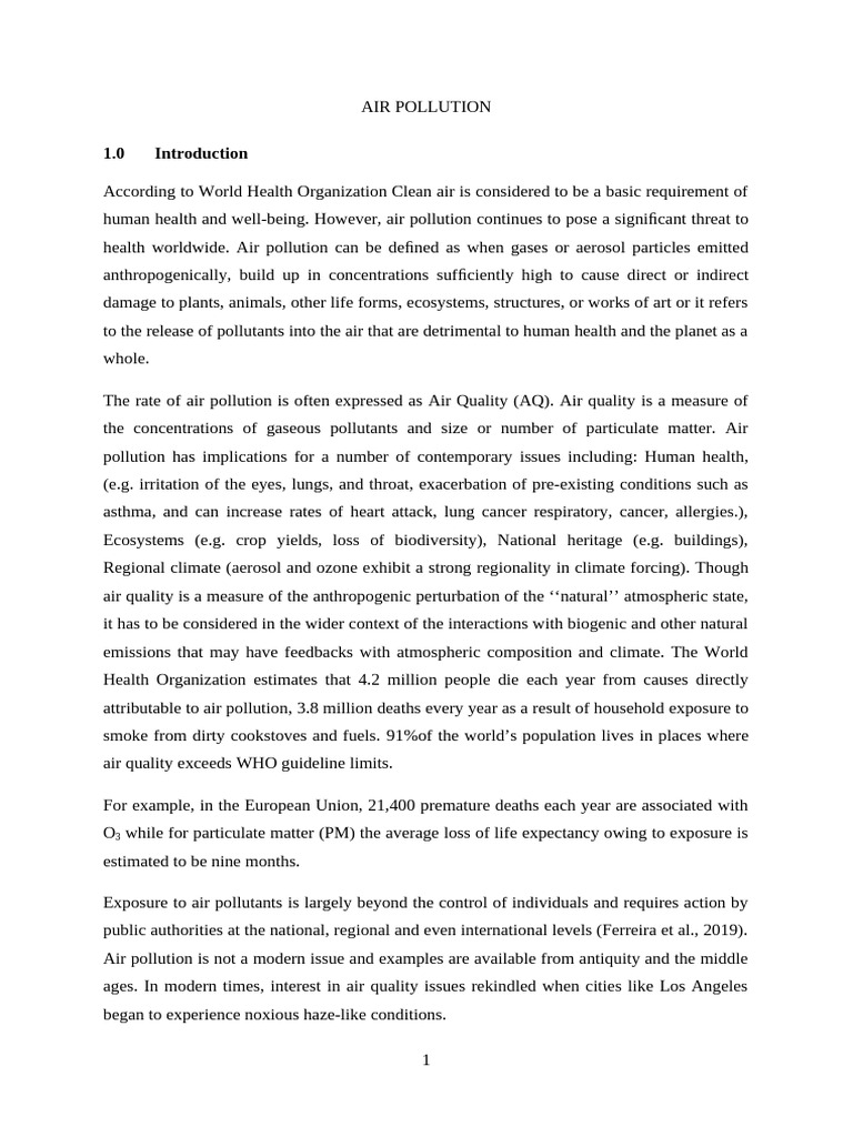 Air Pollution Pdf
