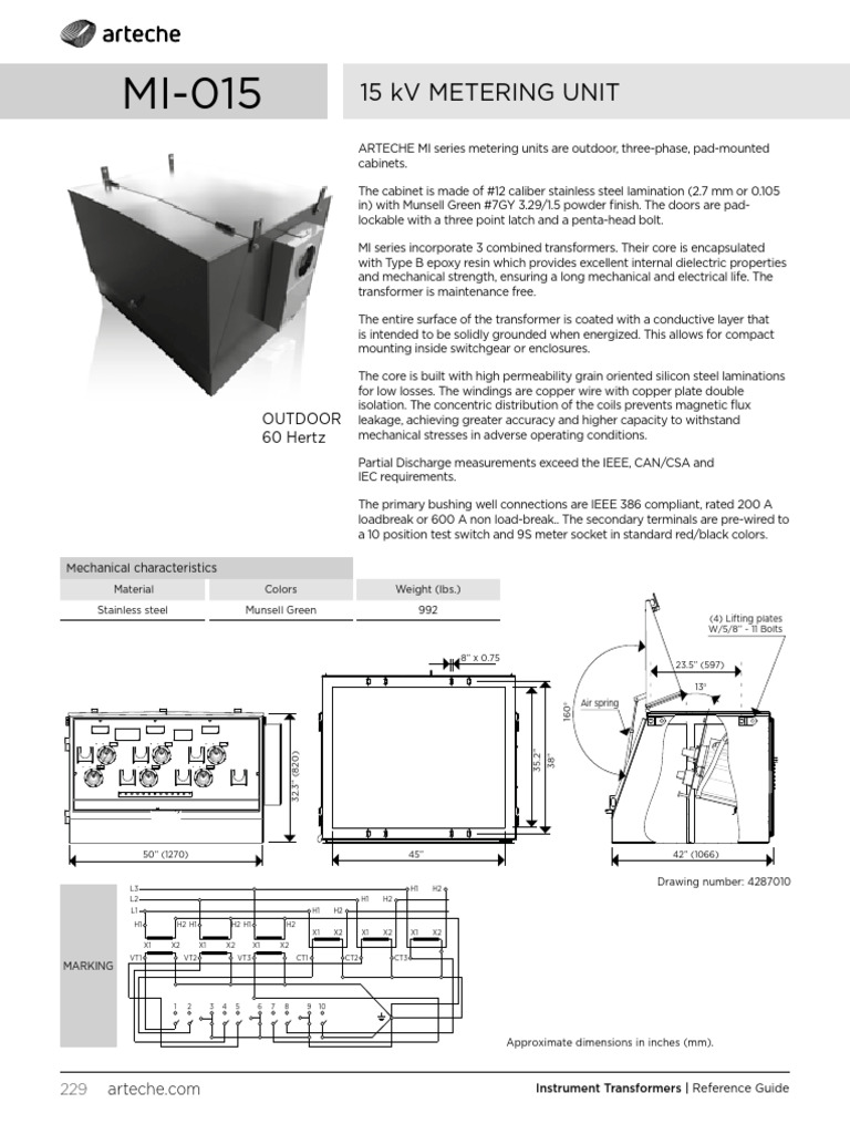 Arteche DS Mi-015 en | PDF