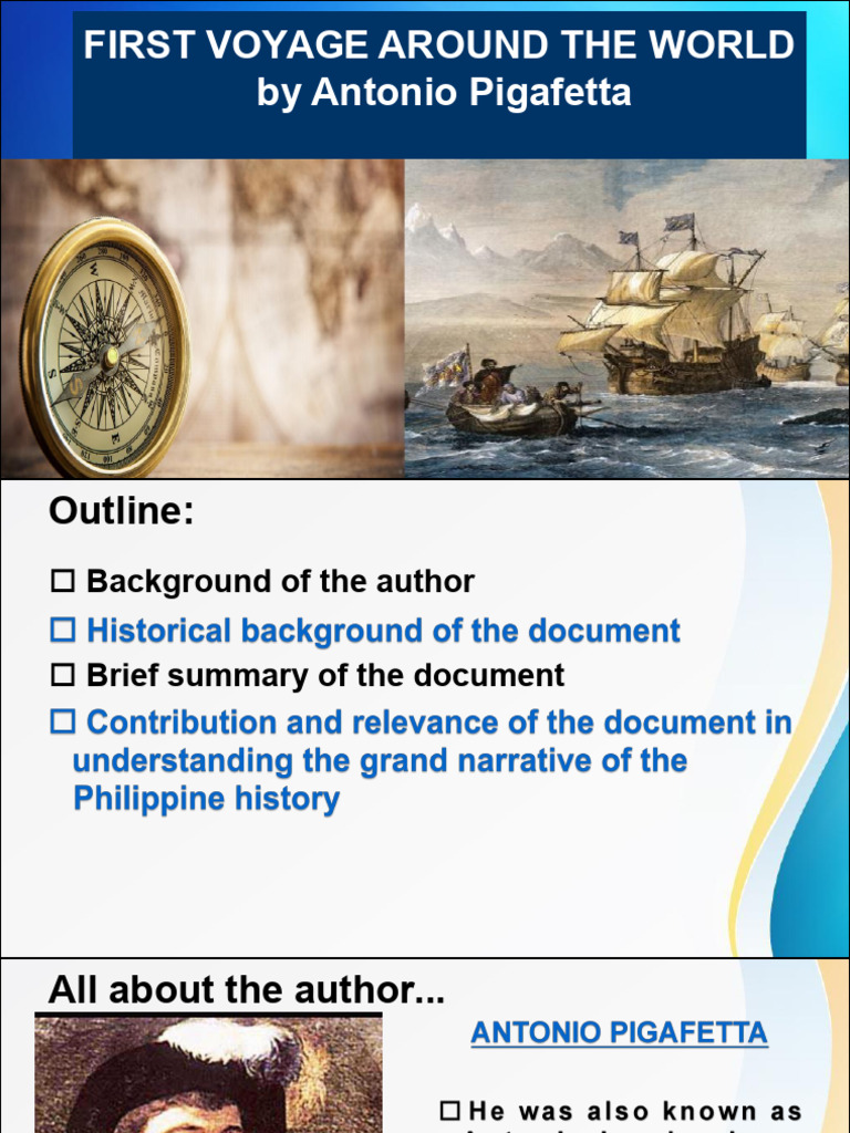 Module 2, Topic 1 - First Voyage Around The World | PDF