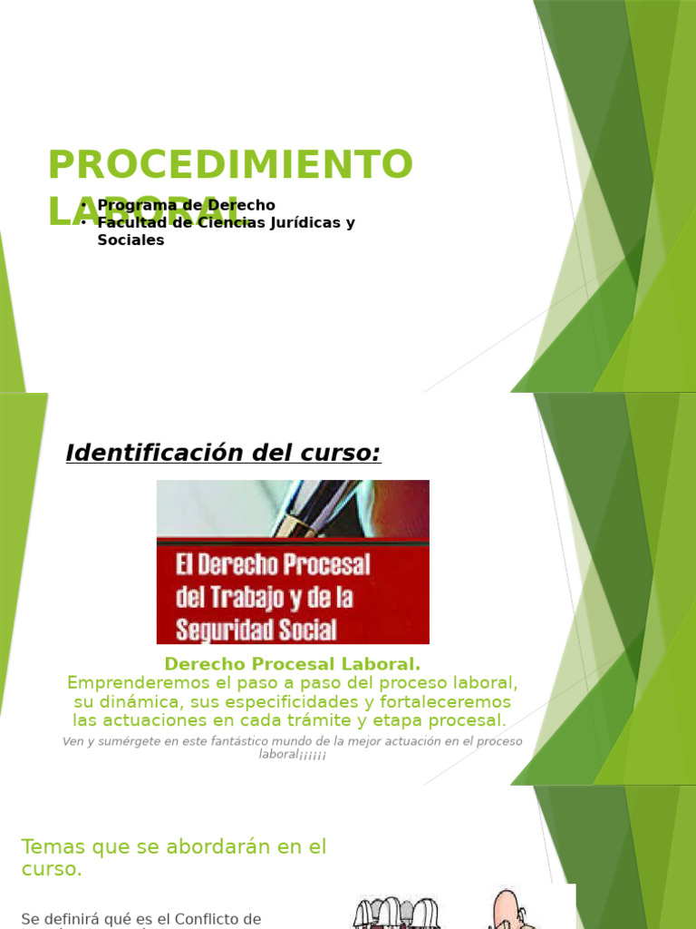 Presentacion - Proced Laboral | PDF